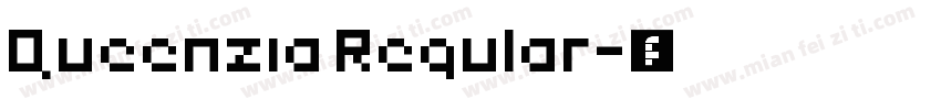Queenzia Regular字体转换